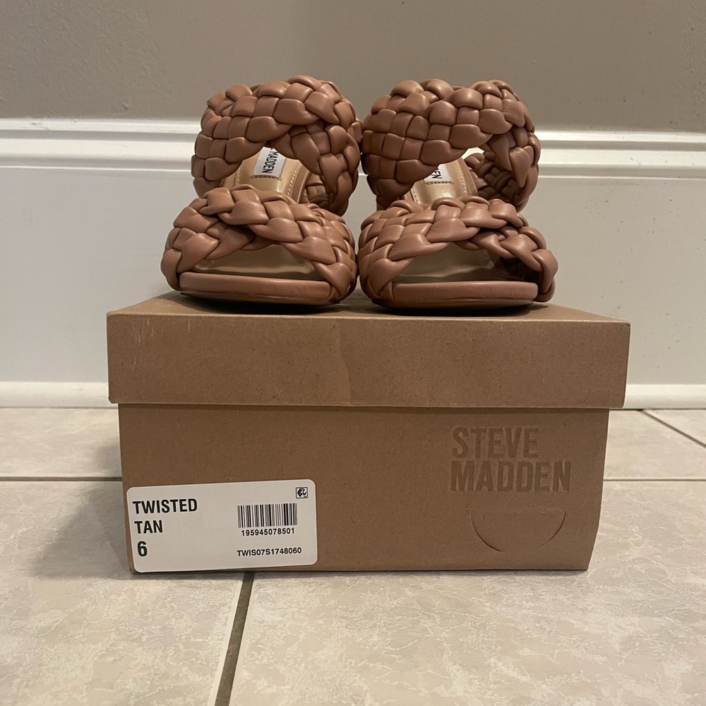 Steve Madden Twisted Braided Sandals